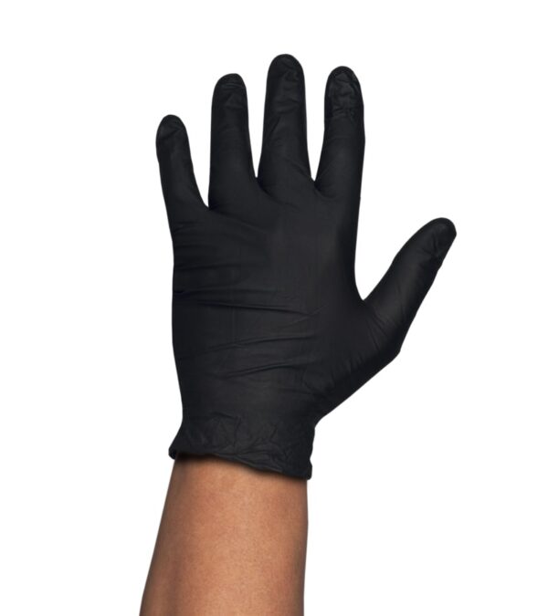 guantes nitrilo negro